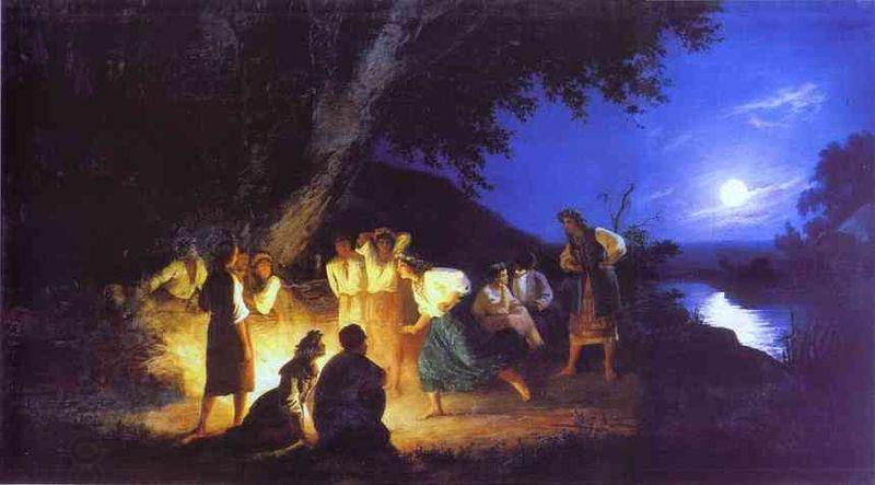 Henryk Siemiradzki Night on the Eve of Ivan Kupala China oil painting art